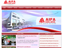 Tablet Screenshot of aifa.com.bn